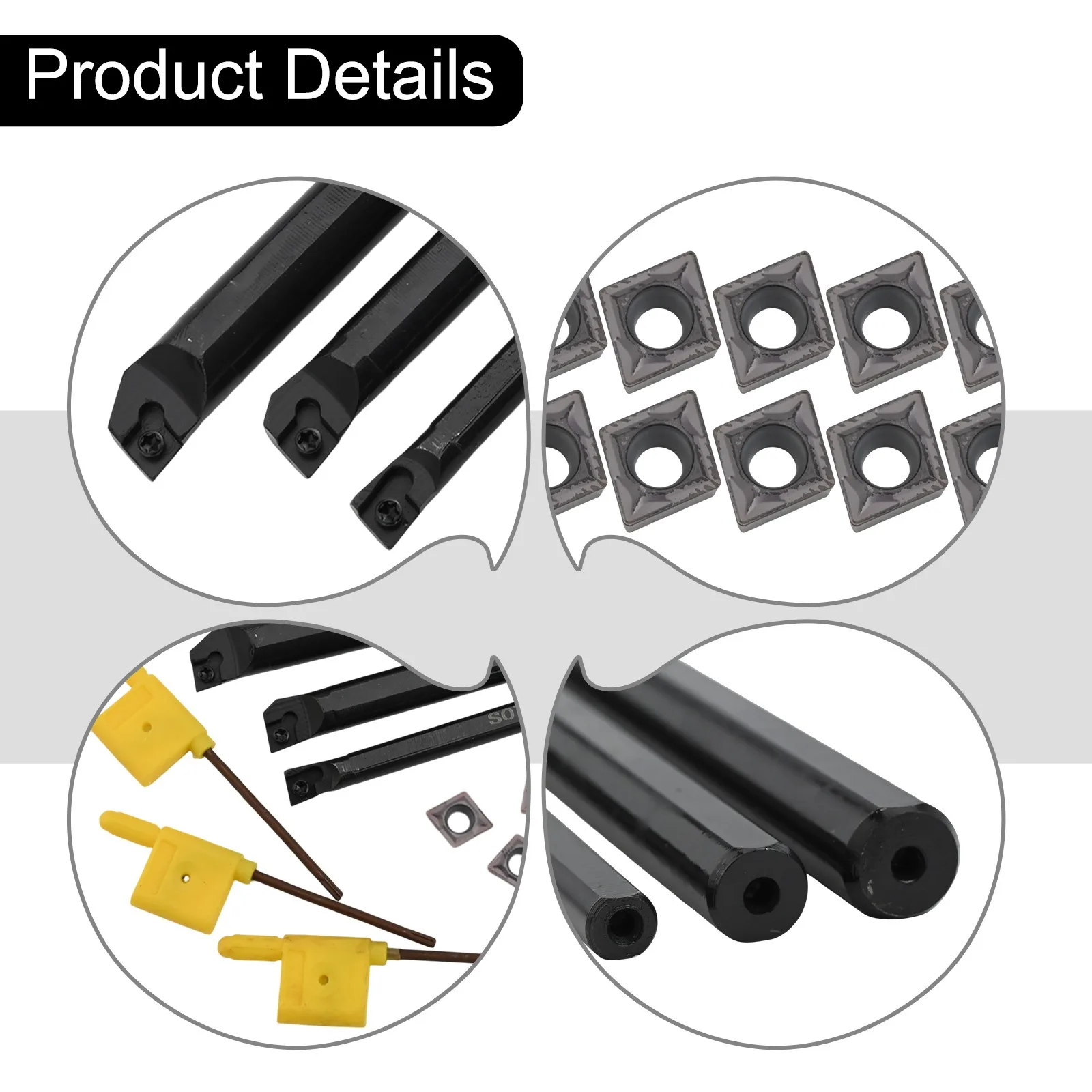 Boring Bars Turnings Kit Featuring Ten Holders With Application Range Using Innovative CCMT0602 Insert Designs