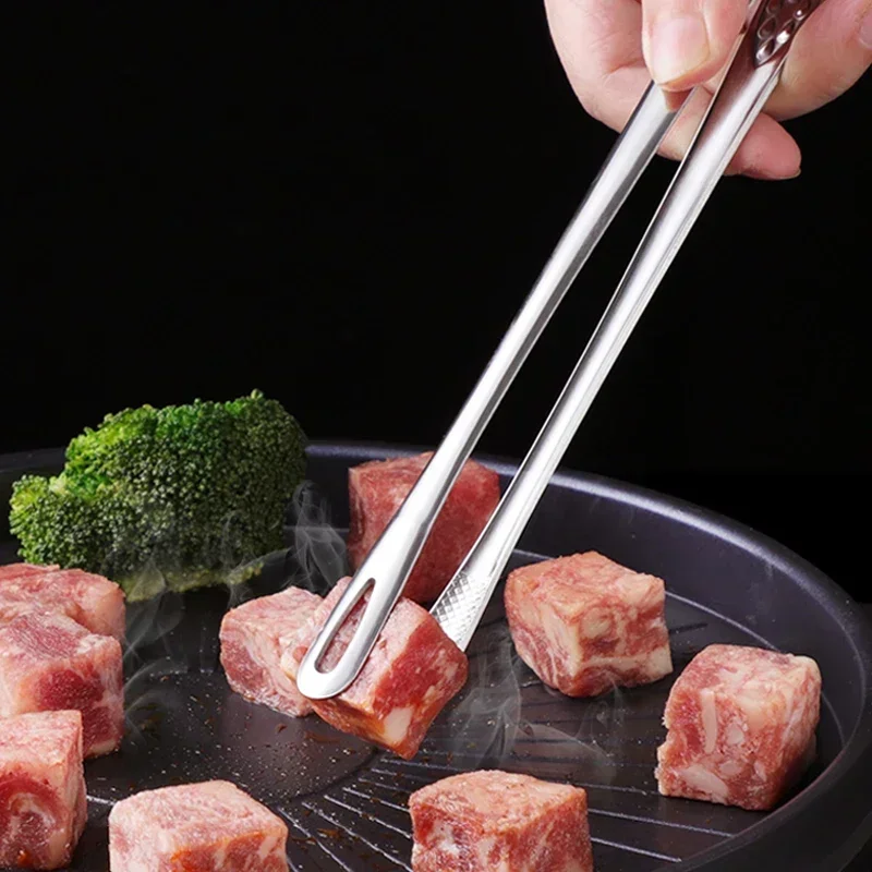 Kitchen Tongs Stainless Steel Barbecue Tongs Clip BBQ Grill Meat Tongs Cooking Tweezers for Food Utensils Kitchen Accessories image 5