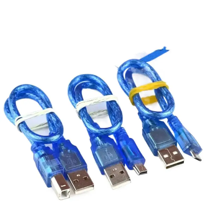 

30cm USB Cable R3 / Mega 2560 R3/ ADK USB-A to USB-B for Arduino MINI TYPE-C MICRO Printer Cable