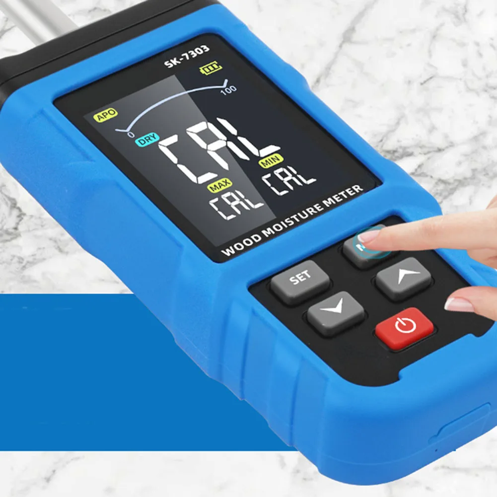 Moisture Detection Meter for Interior For Walls Wood Panels and Plaster Using Contactless Spherical Sensor Tech