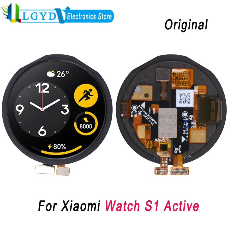 1.43-inch AMOLED LCD Screen For Xiaomi Watch S1 Active LCD Display with Digitizer Full Assembly Replacement