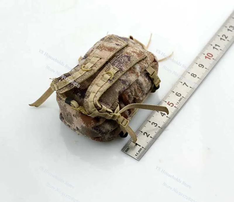 3 Colors 1/6 Man Soldier Mini Marching Backpack Desert Highland Star Sky Scene Accessory Bag Model Toys For 12" Action  Figure