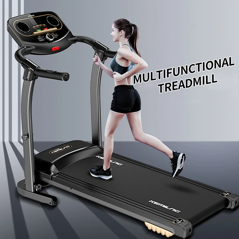 Equipo de gimnasio Trademill eléctrico multifuncional barato, máquina para correr en casa, cinta de correr, equipo de ejercicio