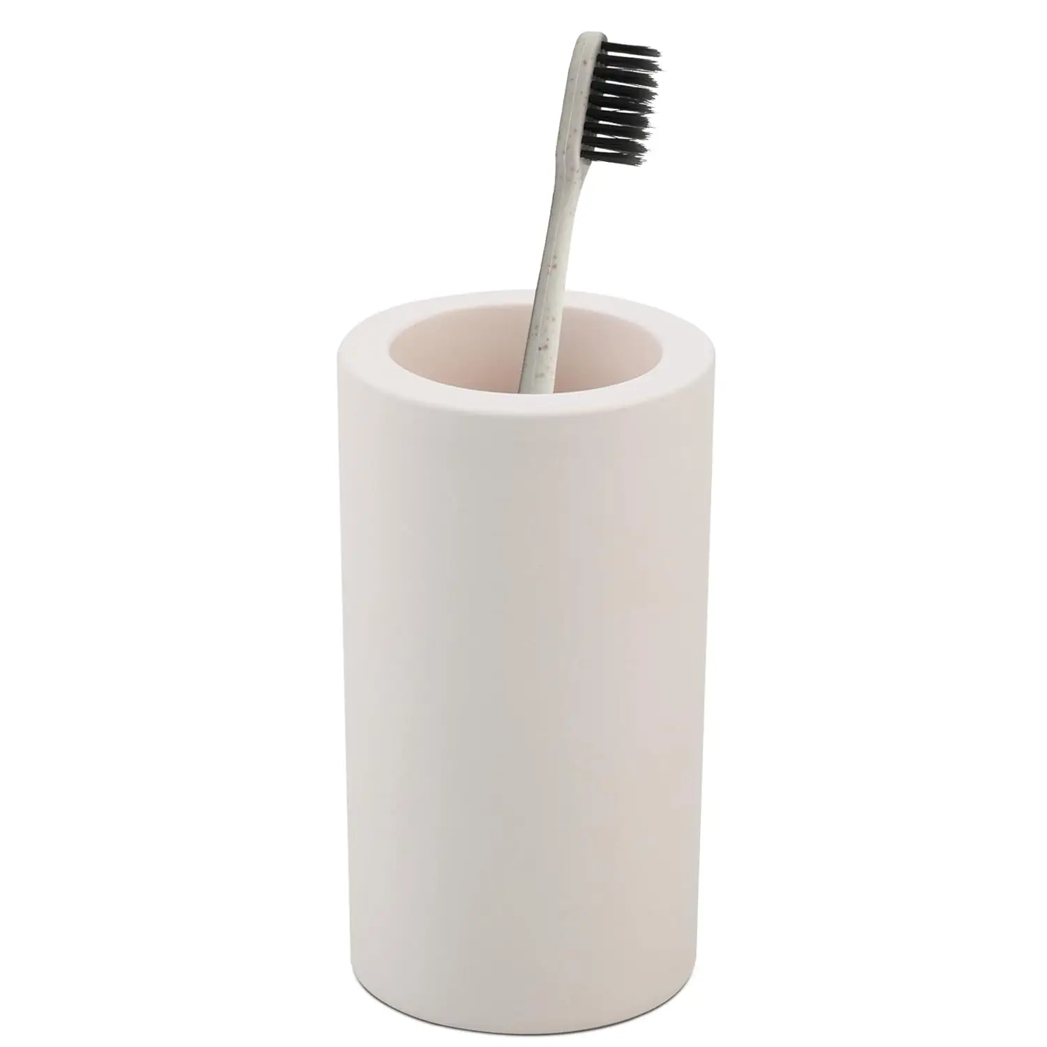 

Diatomite Toothbrush Holder for Bathroom Sink, Countertop Organizer, Quick Dry Stand Cup for Toothpaste, Razors, Makeup Brushes