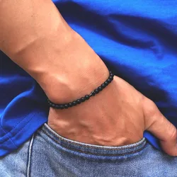 Noter New Mens Bracelet Classic Cross Braslet Natural Tiger Eyes Howlite Stone 4mm Braclet Gift For Him Hand Accessories Joias