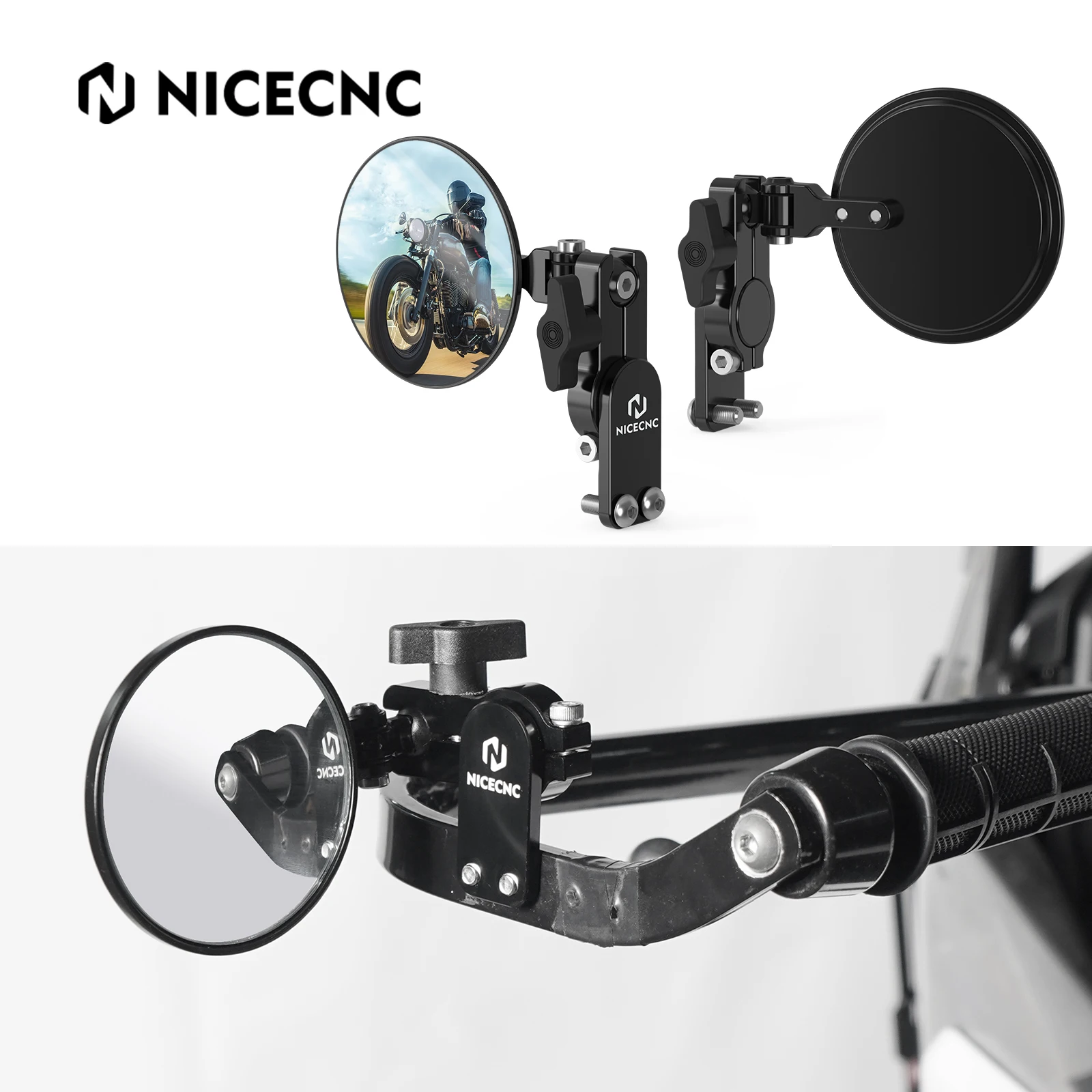 مرايا الرؤية الخلفية للدراجة النارية KTM 690 إندورو R 790 890 Duke/Adventure R 1290 ADV BMW R1250GS ADV Yamaha Rapto 700 Tenere 700 #1