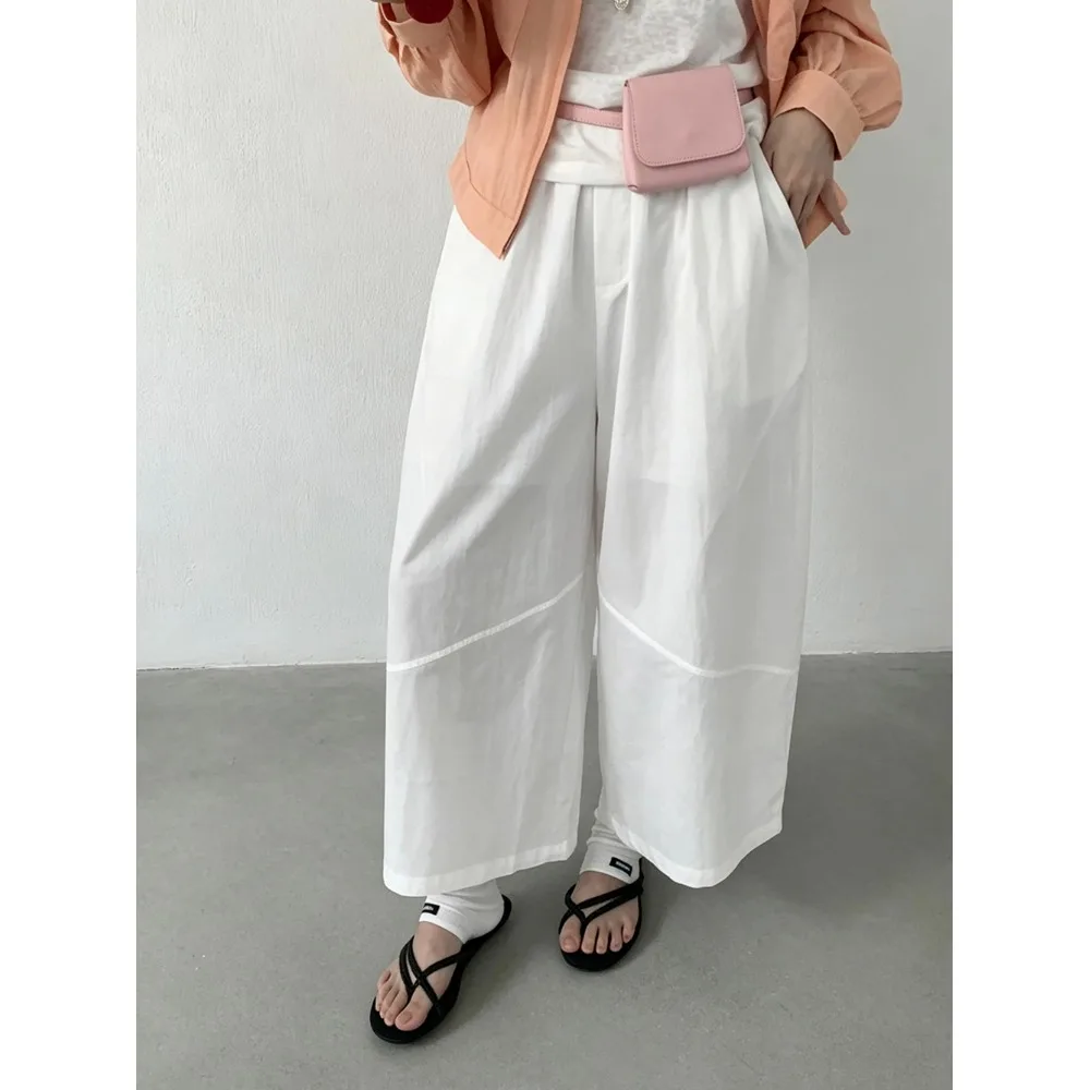 

Fashionable Comfortable Versatile Balloon Pants New Summer 2026 Korean Style High Waist Casual Pants for Women