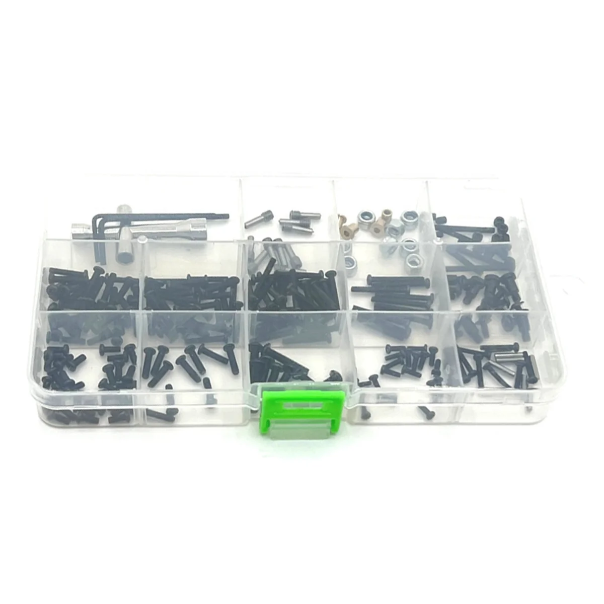 

AU68-Metal Upgrade Retrofit Screw Tool Box for 1/12 RC Car MN128 MN86 G500 RC Car Parts