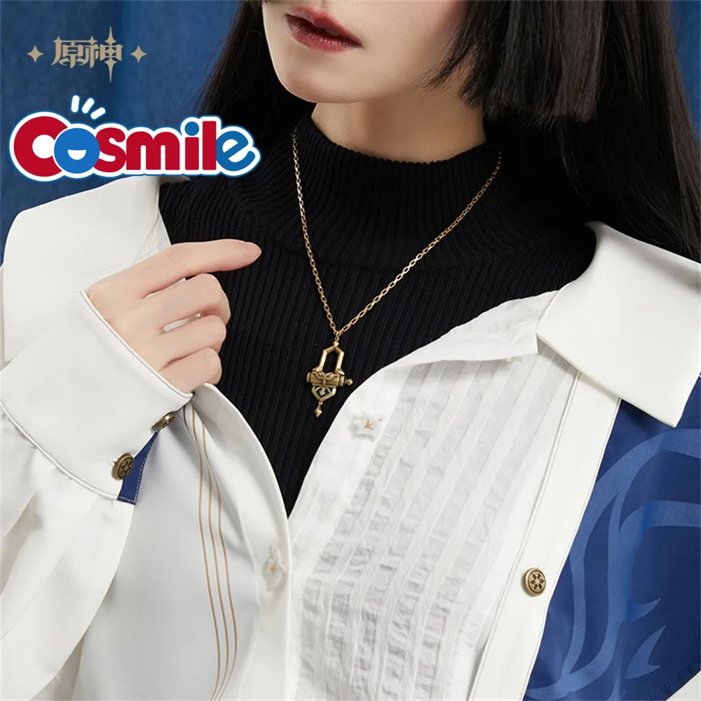 Cosmile miHoYo Anime Genshin Impact Necklace Pendant Women Men Props Jewelry Cosplay C