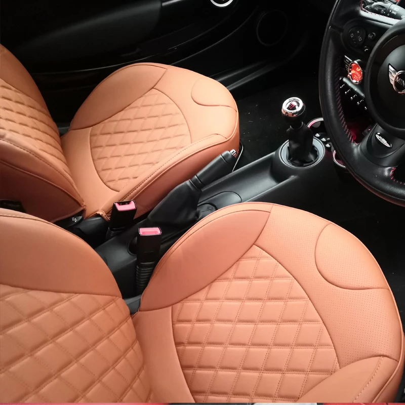 For MINI Cooper R58 R59 ROADSTER Car Seat Cover Cushion Pad PU Leather Waterproof Dirt Resista Protector Styling Accessories