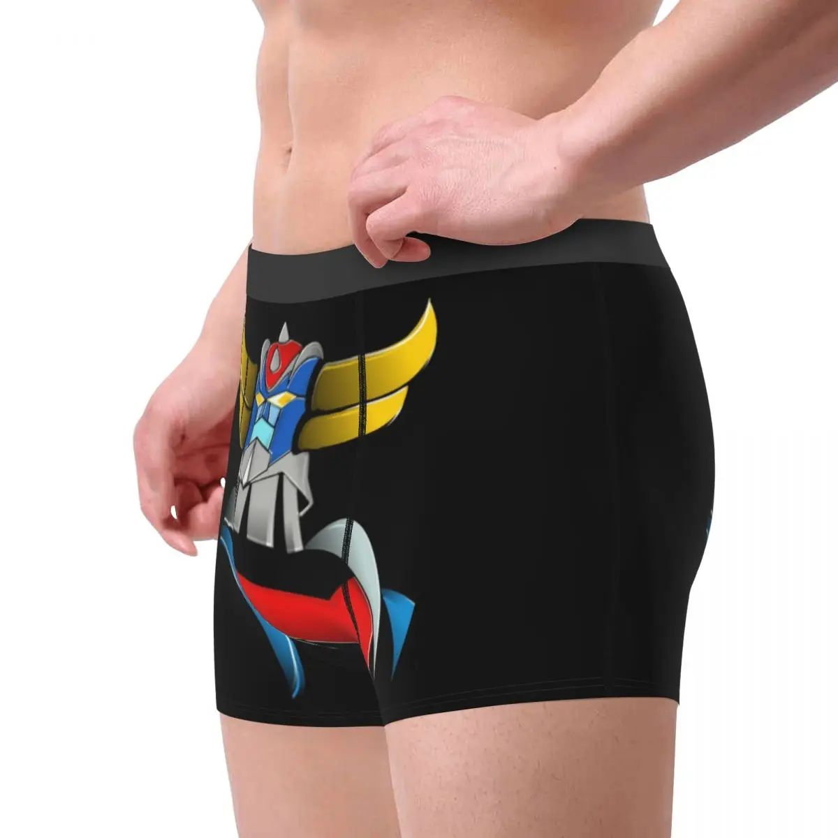 Custom Novelty Goldorak Ufo Robot Grendizer Boxers Shorts Panties Male Underpants Breathbale Briefs Underwear