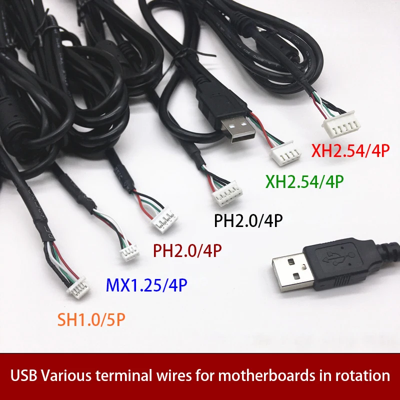 usb touch screen camera terminal cable xh2.54/ph2.0/mx1.25/sh1.0 motherboard usb connection cable