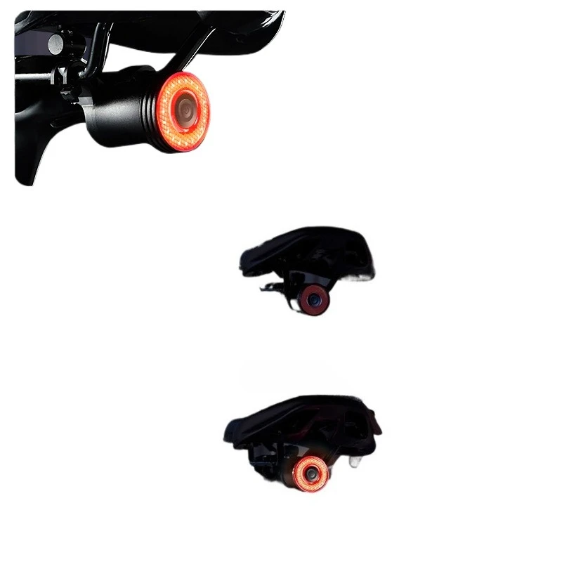 Smart sensor brake taillight for bicycles, automatically adjusts brightness, 5 lighting modes, long battery life