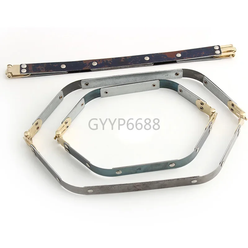 2-10-30 Pieces Wholesale Metal Internal Flex Frame Kiss Clasp Purse Frame Accessories Bag Flexable Wallet DIY Hardware