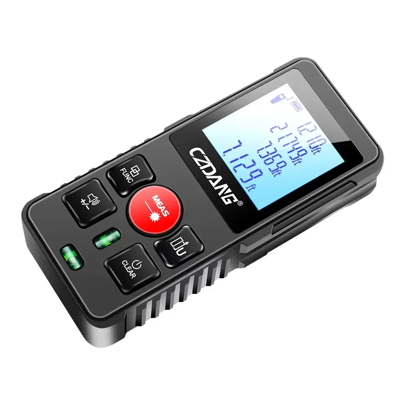Measurement Range 0.05m~120m Digital Distance Length Meter Tester Measurable Distance Area Volume and