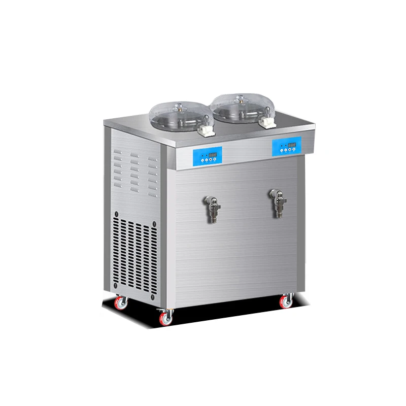 Italian Hard Ice Cream Refrigeration Machine 5 Liters Mixing Milk Slurry Freezer Cold Fruit Gelato Maker