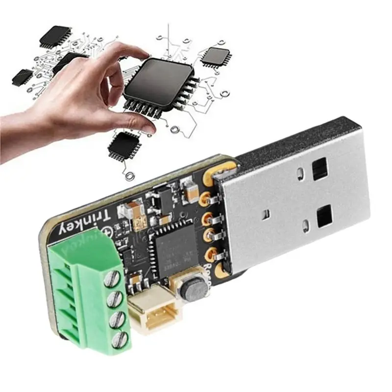[LXYA68Z!] For Adafruit Pixel Trinkey USB Key Drive Neopixel Dotstar LED Lights(For 5953)