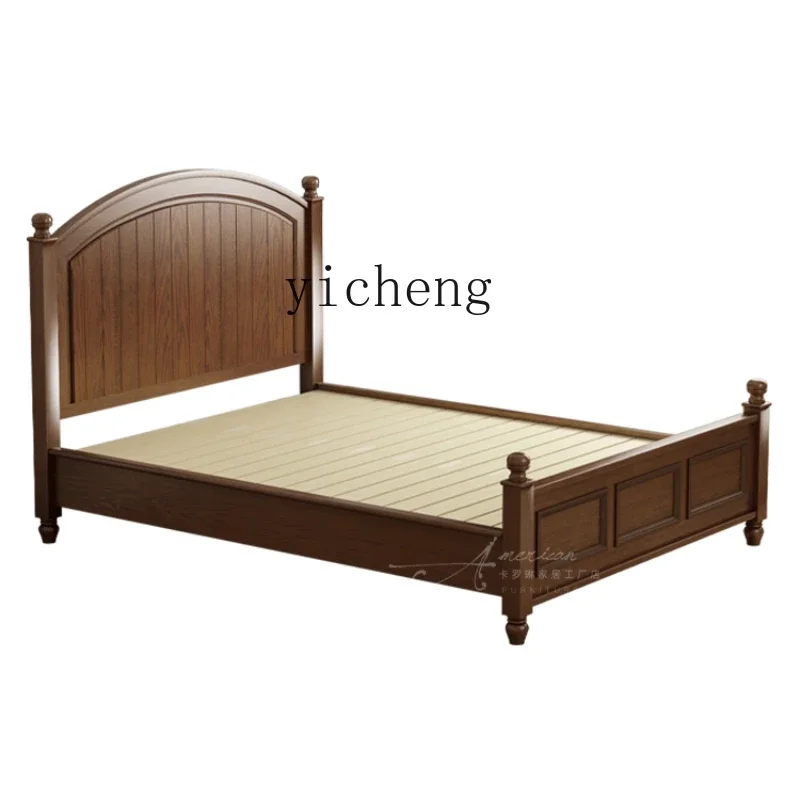 A22 Children's Bed Children Single Bed 1.2/1 Meters Small Apartment Type Second Bedroom Bed Simple Ash Wood Furniture