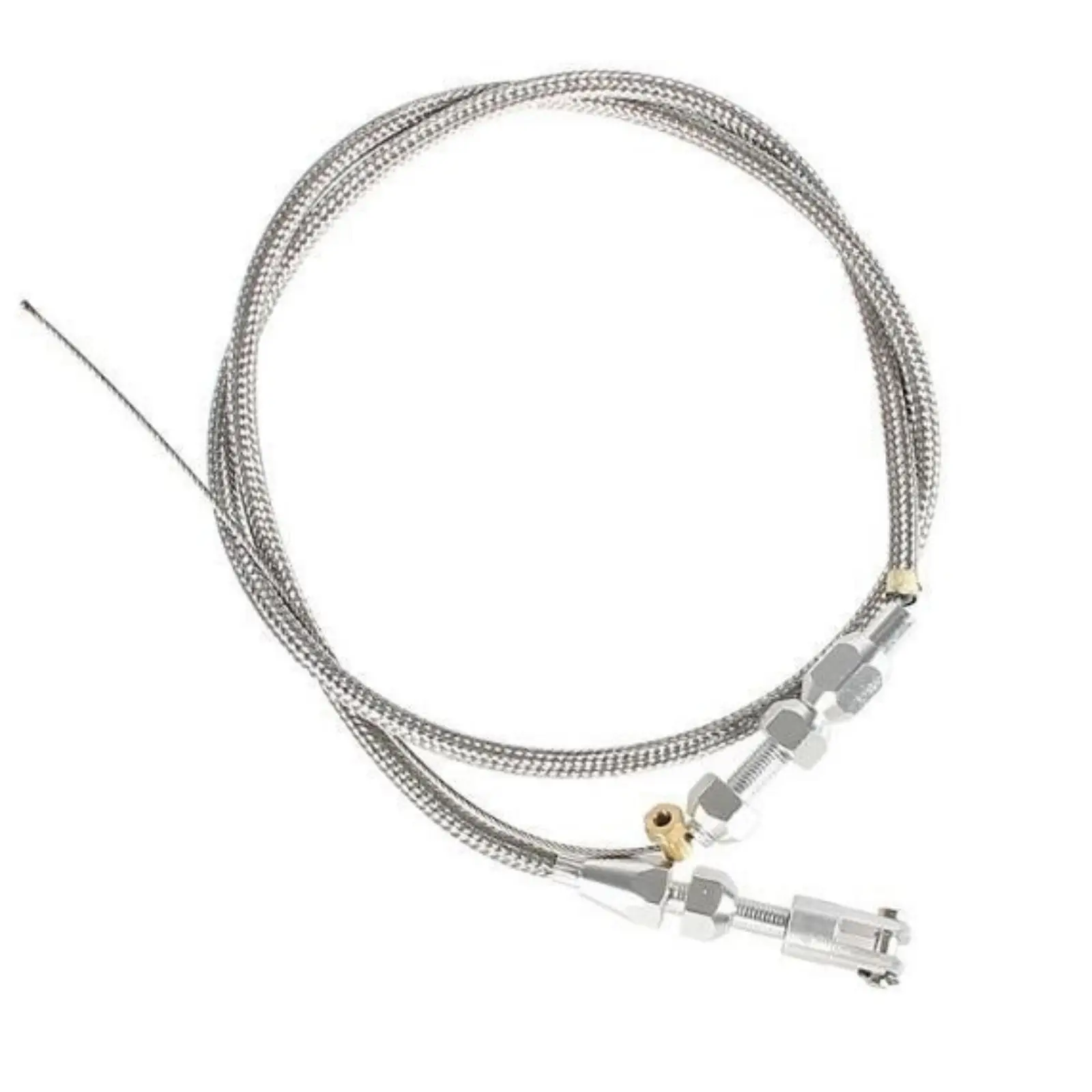 Versatile Routing Automobile Throttle Cable Braided Stainless Adjustable Linkage Drive Cable for Car