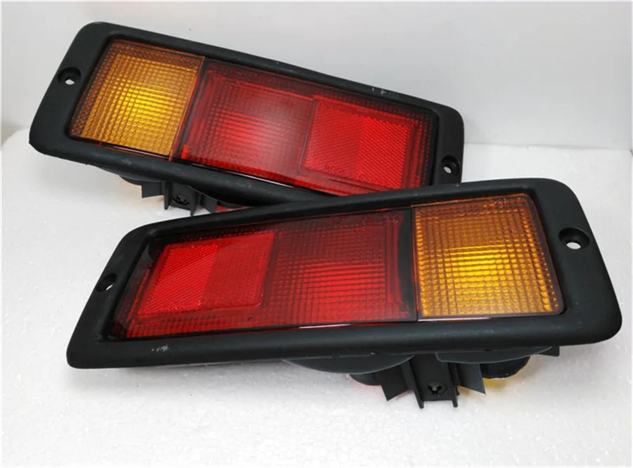 Tail Lights in Bumper for Mitsubishi PAJERO / MONTERO / RVR 1991 1992 1993 1994 1995 1996 1997 1998 Rear Lamp MR124964, MR124963