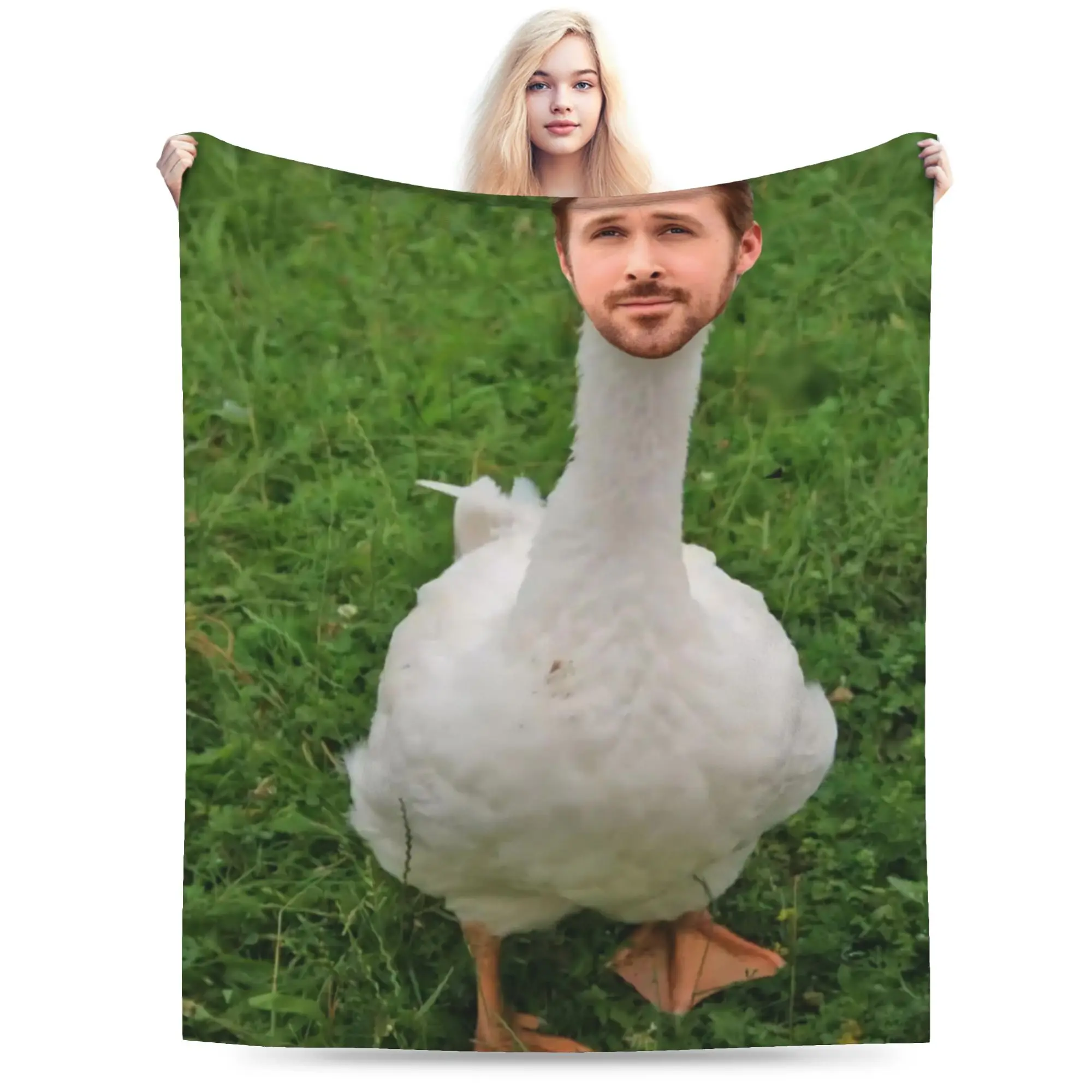 ryan gosling meme Blanket Super Soft Fleece Cute Gifts  Throw Blankets Bedding Throws