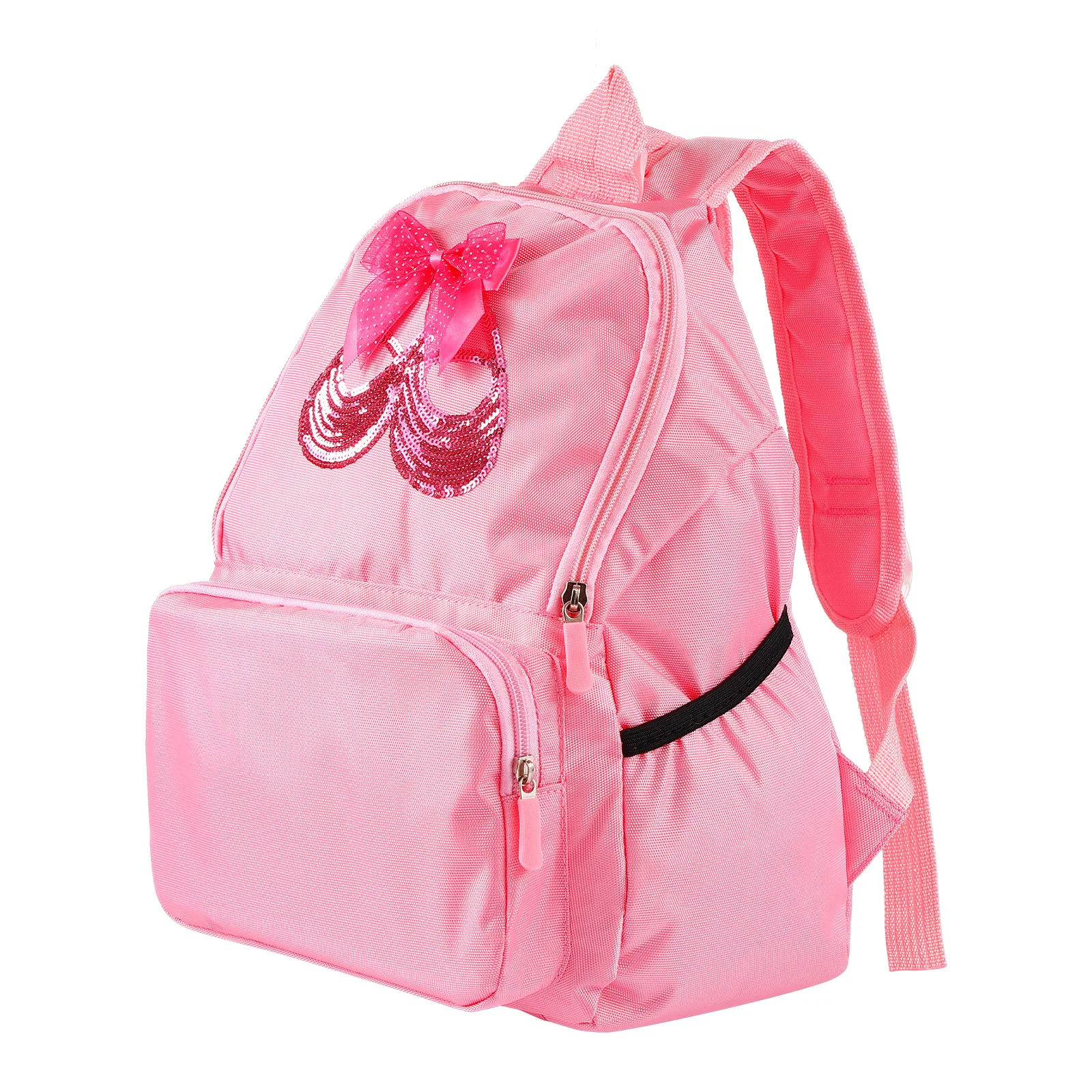 1 قطعة حقيبة ظهر مدرسية للرقص باليه بحزام قابل للتعديل من قماش أكسفورد حقيبة ظهر خفيفة الوزن للكتب والقرطاسية والرقص #4