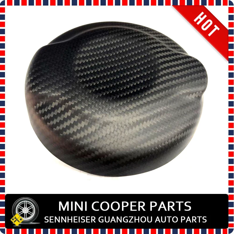 Brand New F56 F55 (2014-on) Real Dry Matt Black Carbon Fiber Style Fuel Tank Cover For Mini Cooper F56 ( 1Pcs/Set)