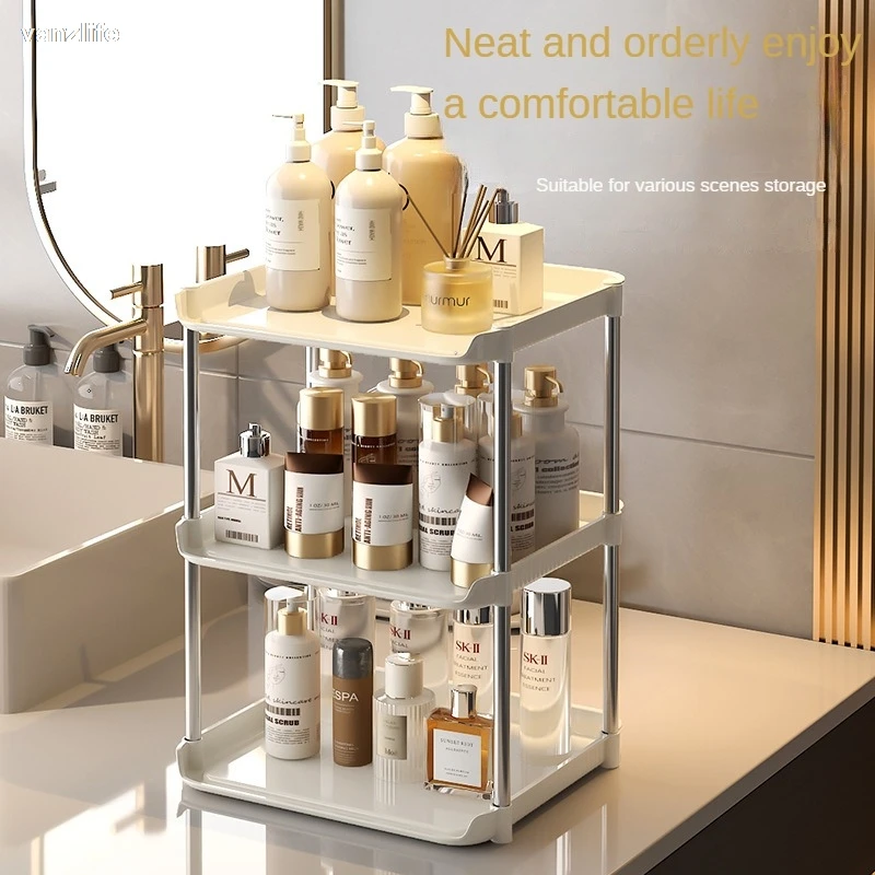 

Стеллаж для хранения в ванной комнате, многофункциональный умывальник, настольная косметическая напольная полка для обуви, светильник для домашних животных, роскошная органайзерная стойка для ванной комнаты