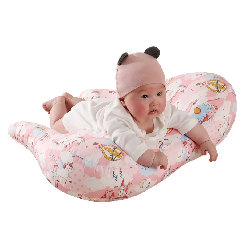 Newborn Breastfeeding Pillow Four Seasons Universal Double-sided Lumbar Support U-shaped Cushion Baby Auxiliary Exercises Pillow