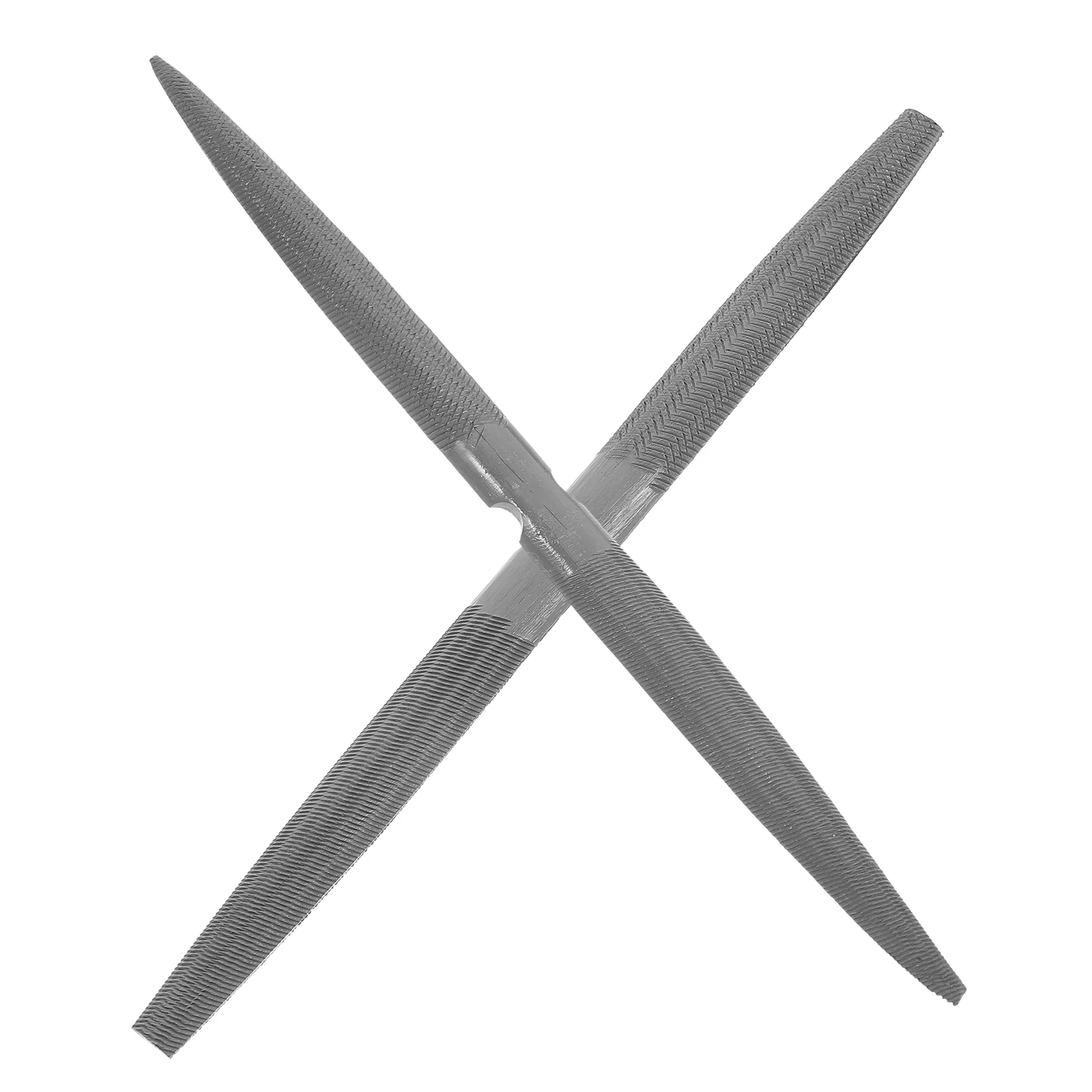

2pcs Wax File Tool Carving Set Clay Sculpting Tools Grey Modeling Versatile Use Filing Plastic Wax Soft Materials Steel Quality