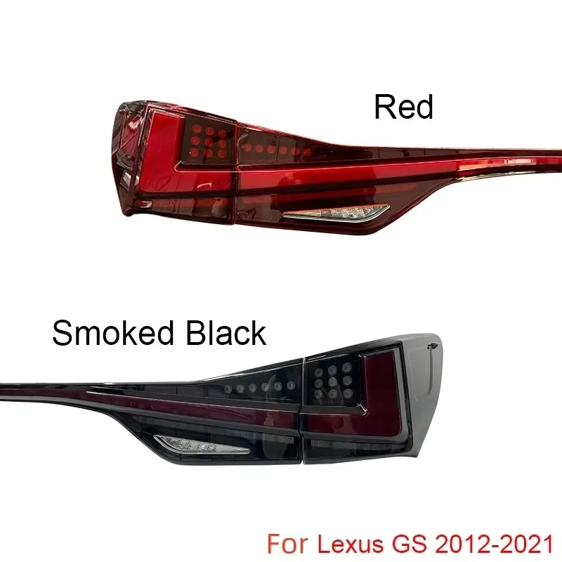 Factory Price LED Tail Lights Fit for  GS250 350 450h 2012-2021 year Custom Taillight Back Light Modified Rear Lamp