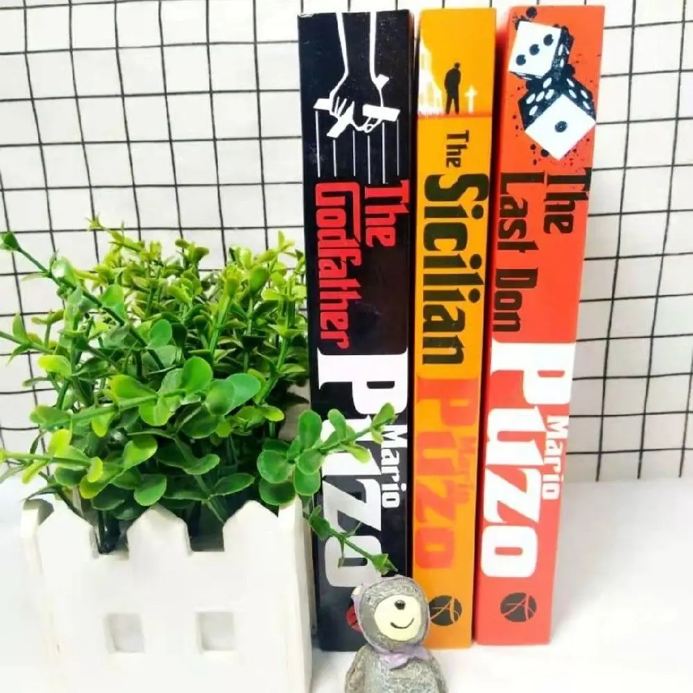 3 Books/set The Godfather Last Don Sicilian Mario Puzo Original English Novel The Original Novel of The Godfather Bestsellers