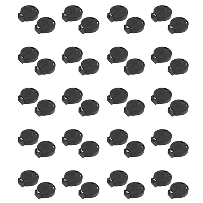 DT51 CR2450 Coin Cell Battery Holder, 2 Pin Button Battery Socket Case, for DIY Electronics, 8Pcs