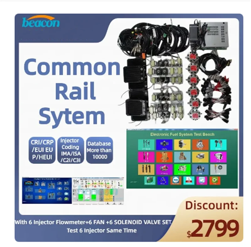 Common Rail CRS390 CRS960 Diesel Fuel Injector Pump EUI EUP HEUI Computer Control Test System