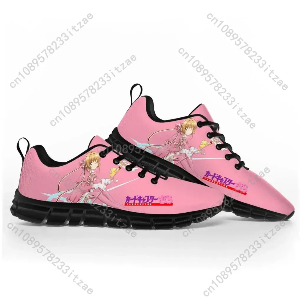 

Anime Cardcaptor Sakura Kinomoto Sports Shoes Mens Womens Teenager Sneakers Custom High Quality Casual Couple Shoe