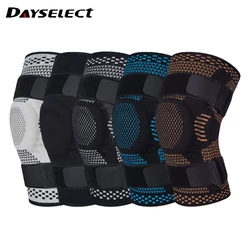 Knee Brace Support Compression Sleeve with Side Stabilizers and Patella Gel for Knee Pain Meniscus Tear ACL MCL Injury Recovery