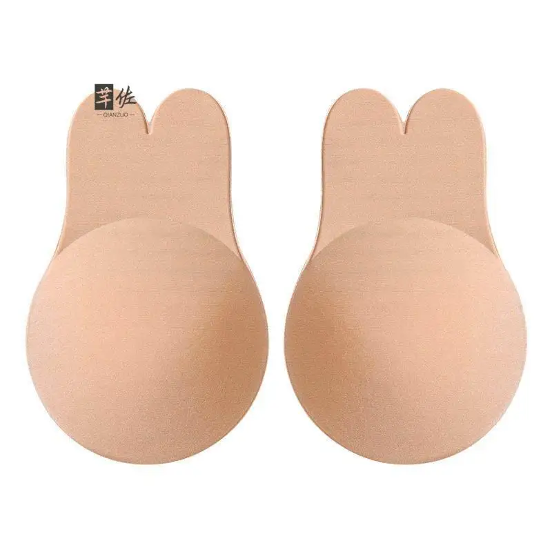 Summer Thickened Silicone Nipple Covers Women's Invisible Breathable Thin Strapless Bra Pads for Wedding Dress Anti-Sweat view 5