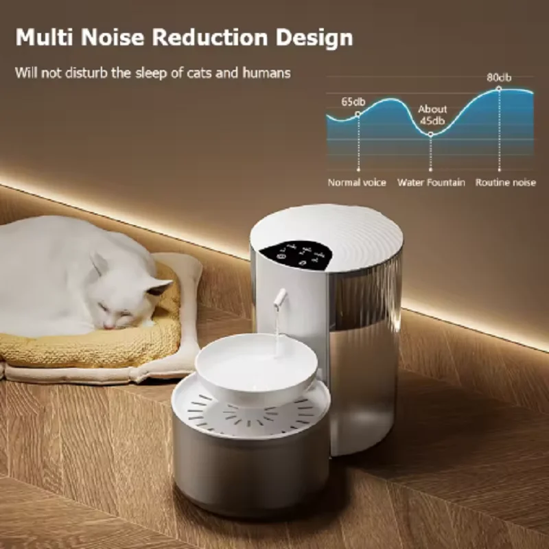 Akıllı Evcil Hayvan Su Sebili, - Wireless Pet Water Fountain Battery incelemesi ve fiyatı