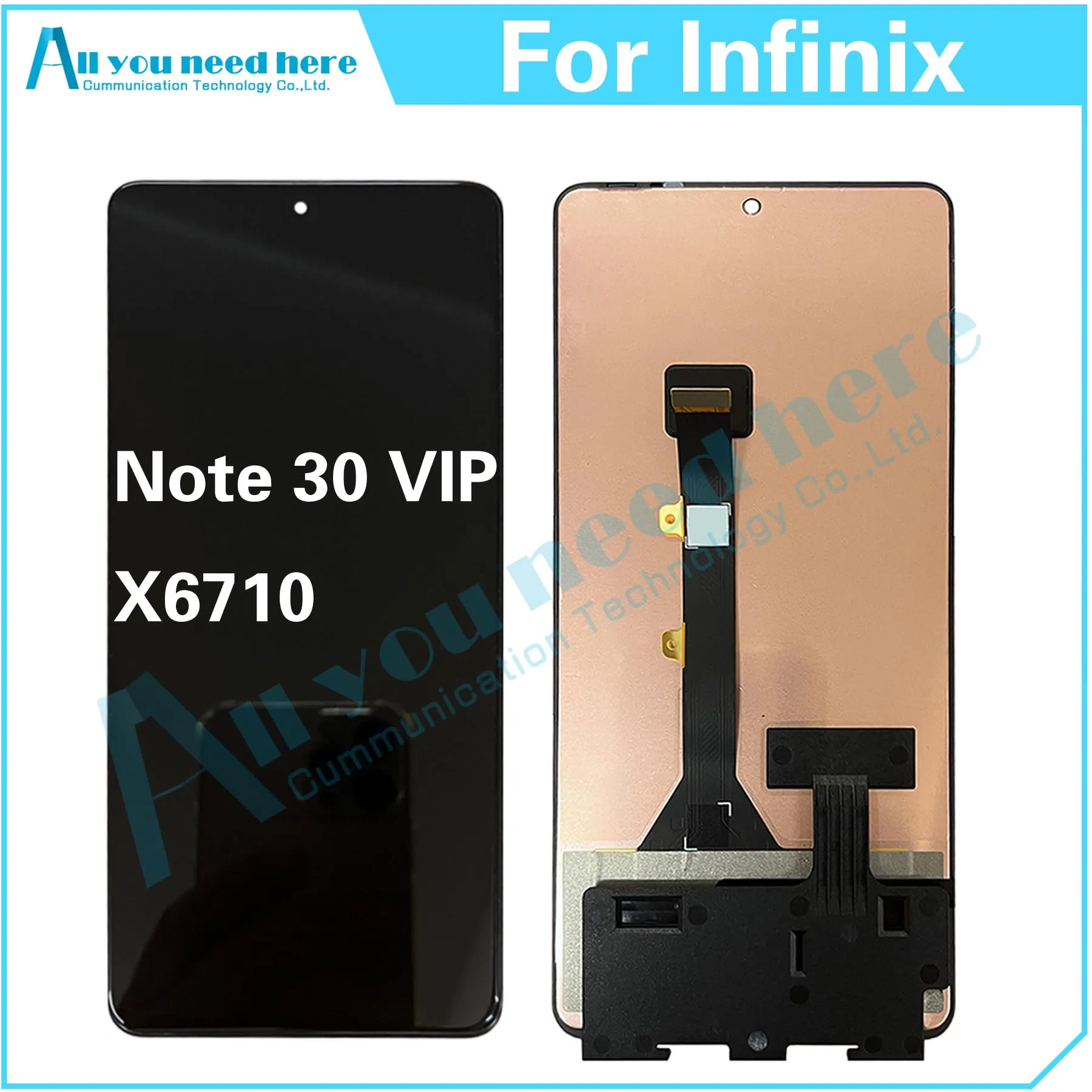 

100% тест для Infinix Note 30 VIP X6710 Note30VIP ЖК-дисплей кодирующий преобразователь сенсорного экрана в сборе запасные части для замены