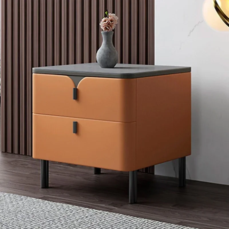 

Storage Aesthetic Night Table White Solid Wood Modern Luxury Bedside Table Drawers Trendy Mesa De Cabeceira Bedroom Furniture