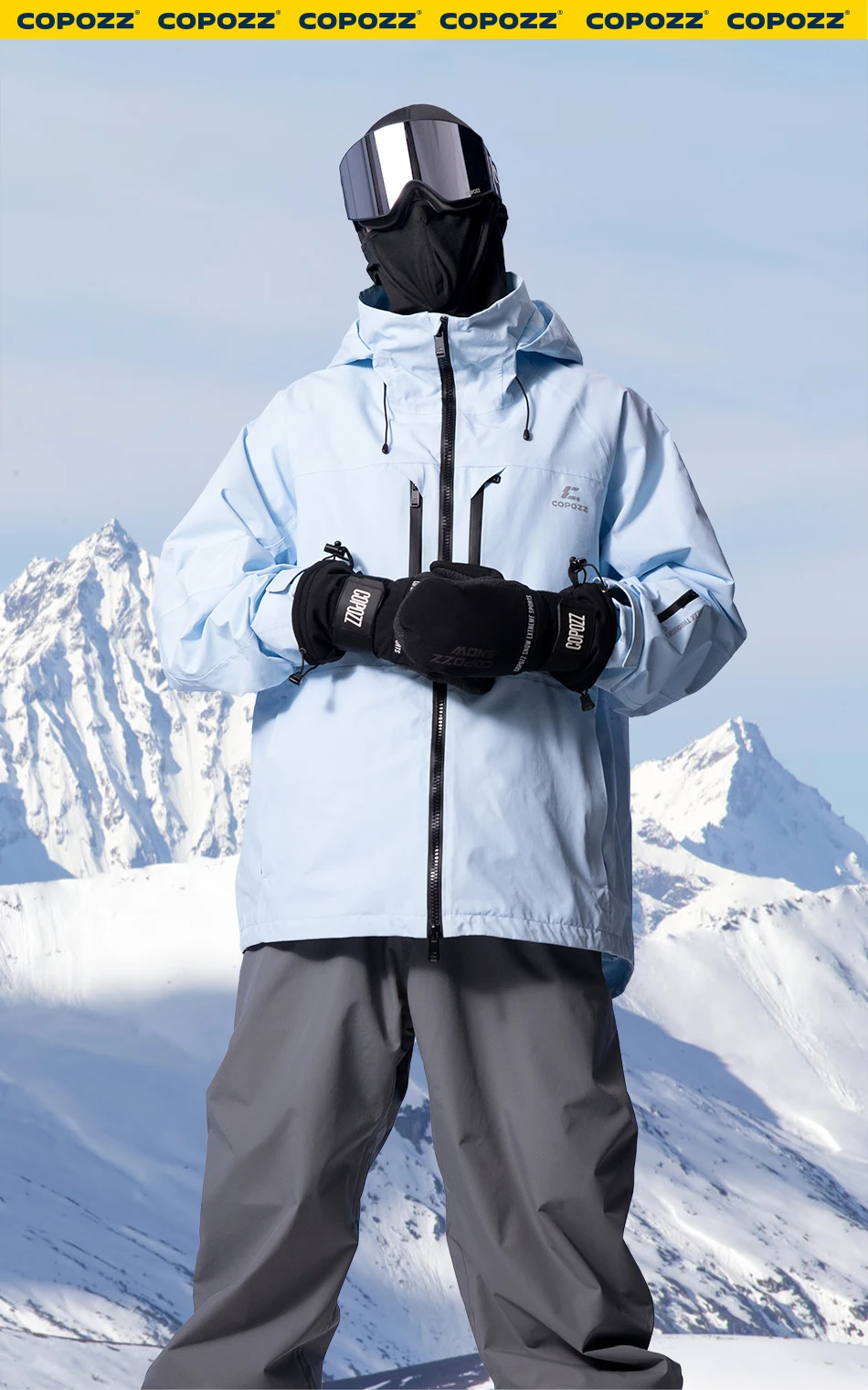 COPOZZ Marke Winter 3L Männliche Ski Hosen Outdoor Sport Durchlässige Winddicht Wasserdichte Weibliche Schnee Hose Warme Ski Snowboard Hose – Detail 2