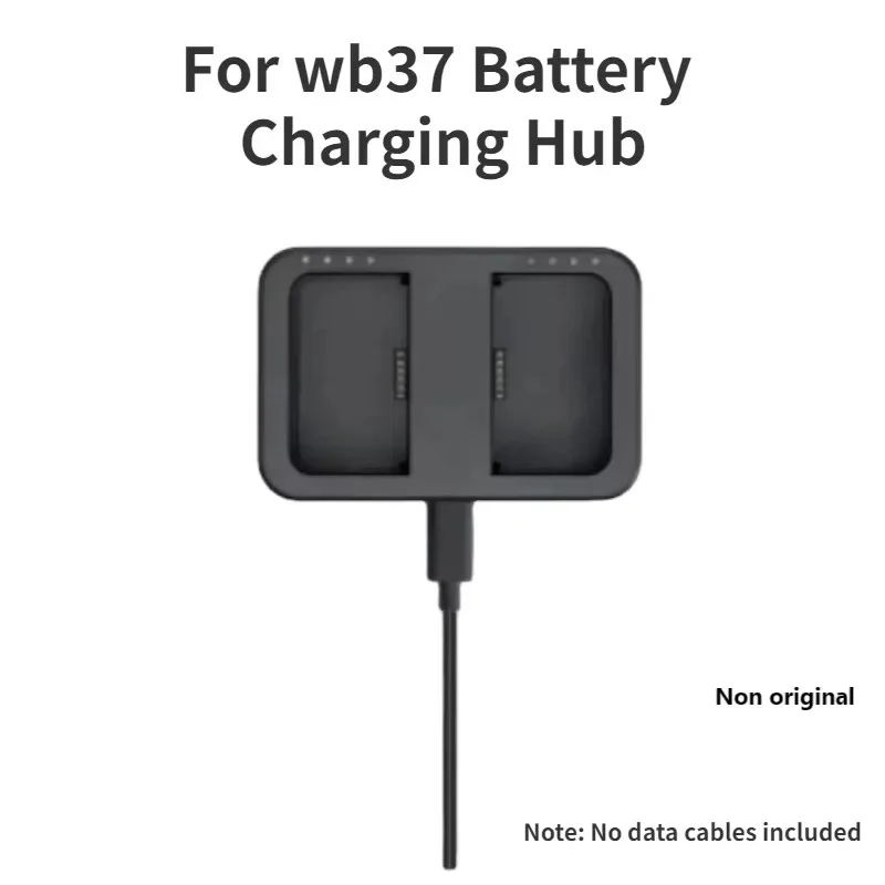 

For wb37 Battery Charging Hub Remote Control accessories Compatible With Third-Party USB-C Chargers Support 65W PD Fast Charging