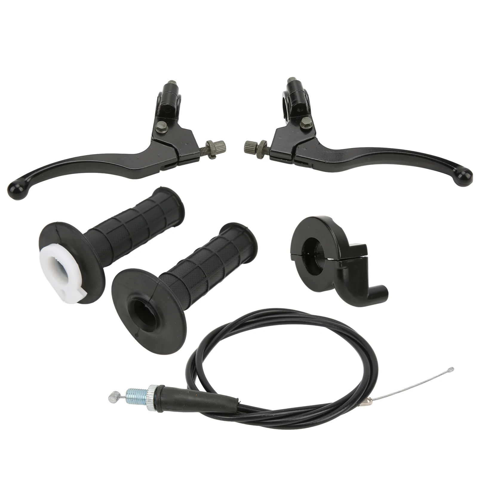 

7/8in Brake Clutch Lever Throttle Cable Assembly Replacement for XR80 CRF70 CRF80 XR100 CRF100 Dirt Bike Motorcycle