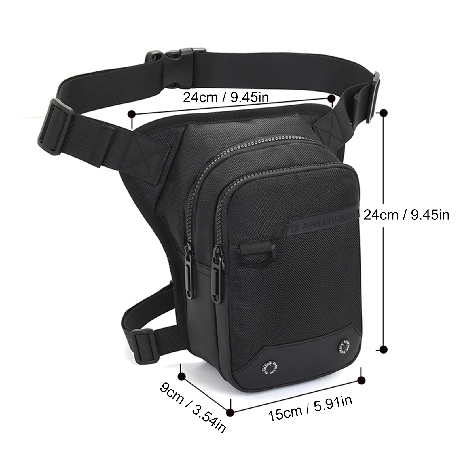 Motorcycle Leg Bag Oxford Cloth Waist Bag for Men Women Thigh Bag Splash-proof Drop Leg Bag Shoulder Bag for Outdoor Riding Bike