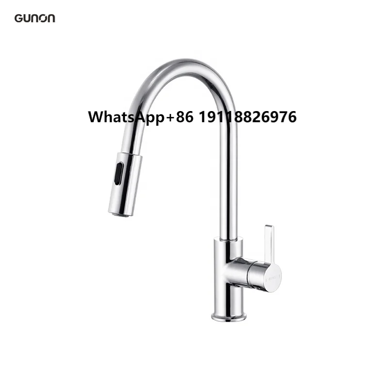 

Новая выдвижная латунная раковина, смеситель для холодной и горячей воды, защита окружающей среды, кухонный смеситель