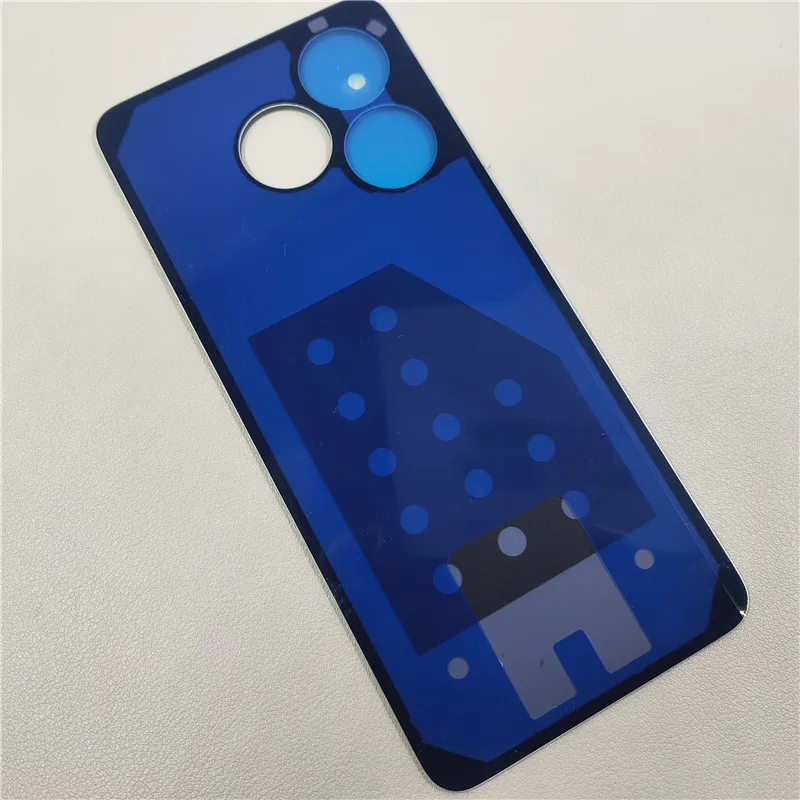 غطاء خلفي للبطارية الزجاجية لهاتف ZTE Nubia V60 Design / Blade V60 Vita قطعة غيار إصلاح الباب الخلفي للهاتف