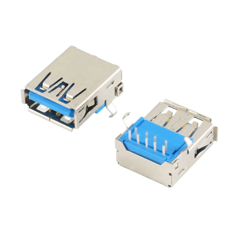 USB 3.0 High-Speed Jack A B Type AF Female AM Male Socket Interface 90/180 Degree Side Insertion Square Port Printer Connector