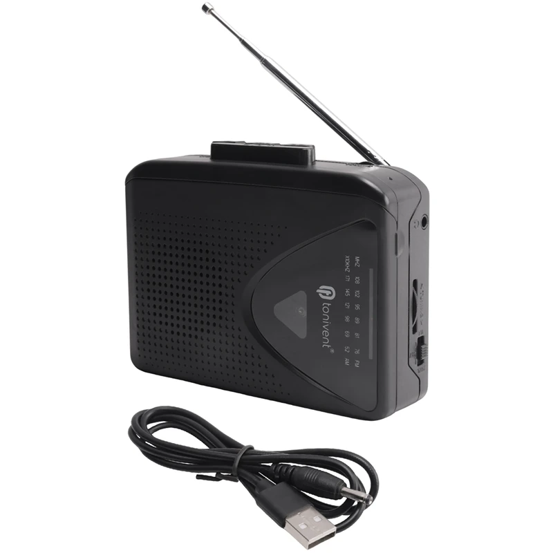 แบบพกพาเทปคาสเซ็ตเทป Walkman ลําโพงในตัว AM/FM วิทยุ 3.5 มม.Eadphone แจ็คสเตอริโอเทปเครื่องเล่นเพลงทนทาน