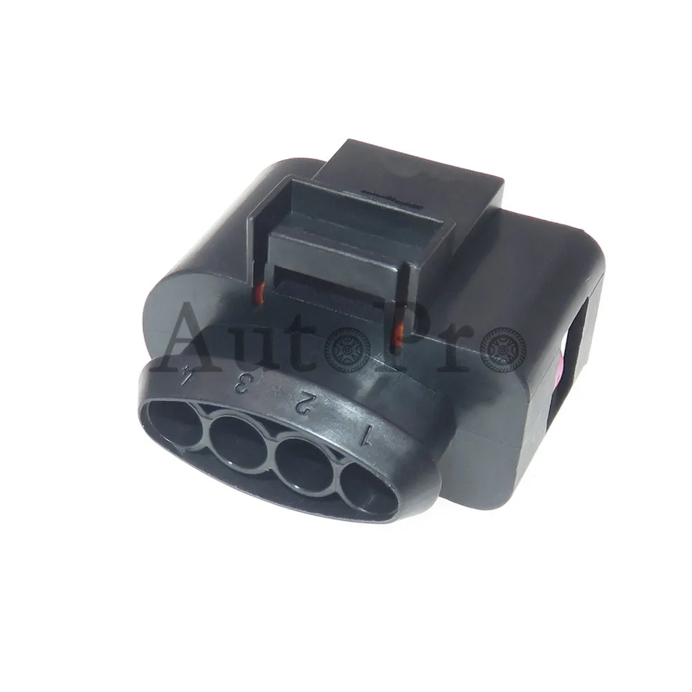 1 Set 4 Hole 4B0973724 4B0 973 724 Auto Waterproof Plug AC Assembly Ignition Coil Cable Harness Socket With Pins For VW - view 3