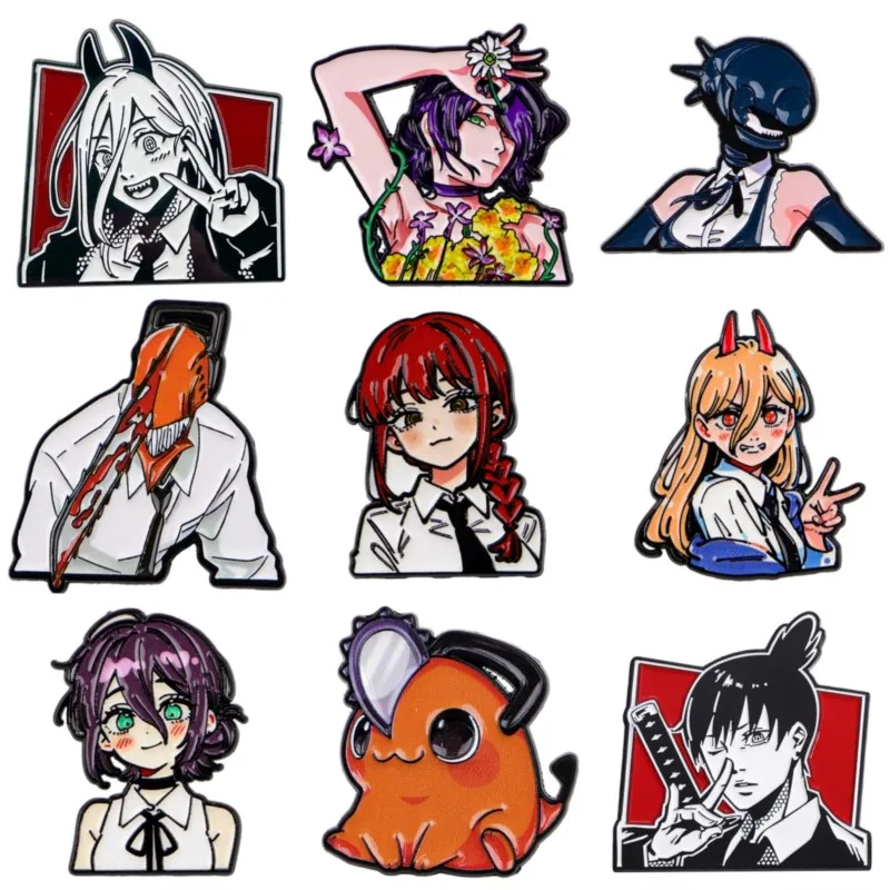 Cute Uniform Cartoon Character Weird Creature Enamel Pins Anime Figure Lapel Brooch Backpack Hat Clothes Daily Outfit Decor